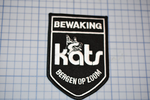 Bewaking Bergen Op Zoom Netherlands Kats K9 Patch (S5-2)