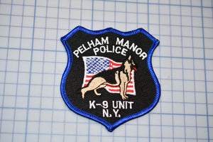 Pelham Manor New York Police K9 Patch (S5-3)