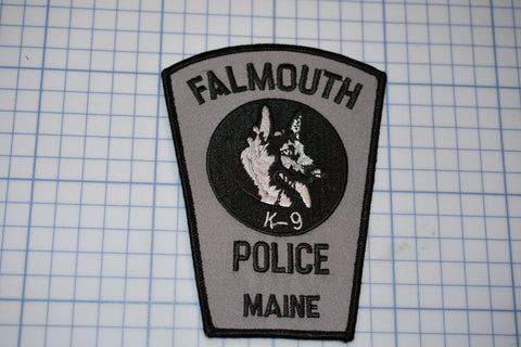 Falmouth Maine Police K9 Patch (S5-3)