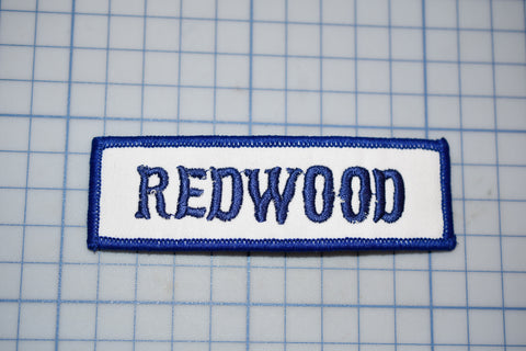 "Redwood" Sew On Biker Patch (B30-365)