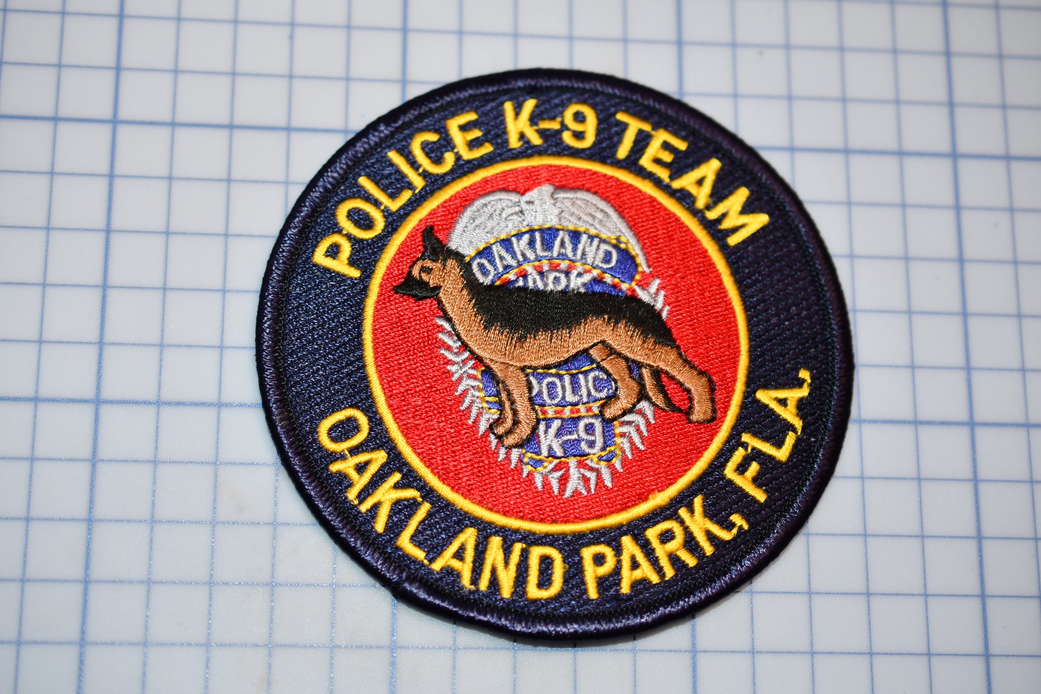 Oakland Park Florida Police K9 Patch (S5-3)