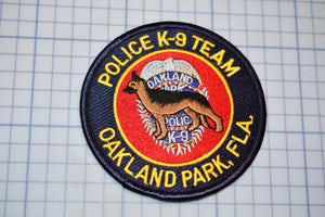 Oakland Park Florida Police K9 Patch (S5-3)