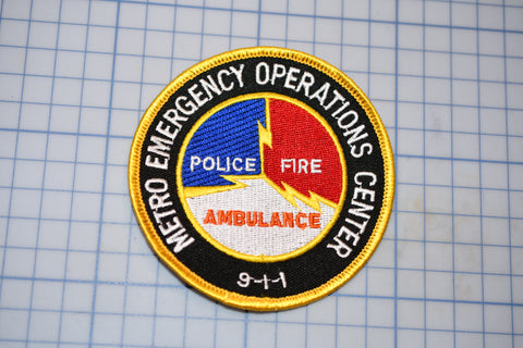a patch with the words emergency operations operations