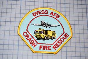 Dyess AFB Texas Crash Fire Rescue Patch (B29-359)