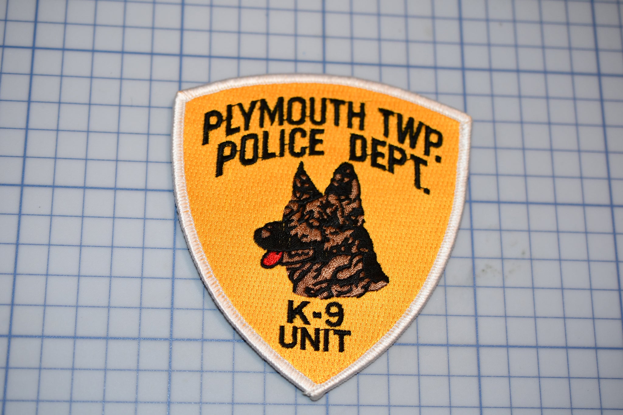 Plymouth Township Pennsylvania Police K9 Patch (S5-2)