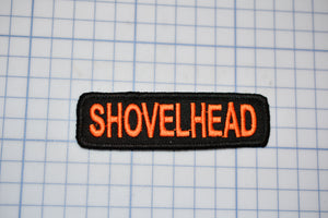 "Shovelhead' Sew On Biker Patch (B30-366)