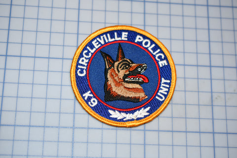Circleville Ohio Police K9 Patch (S5-2)