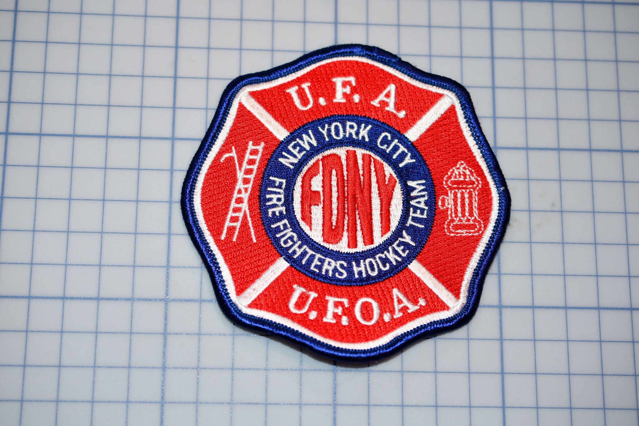 New York City Firefighters Hockey Team U.F.A. U.F.O.A. (B11)