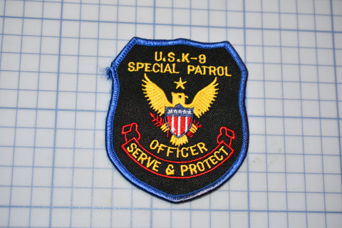 USA K9 Special Patrol Patch (S5-3)