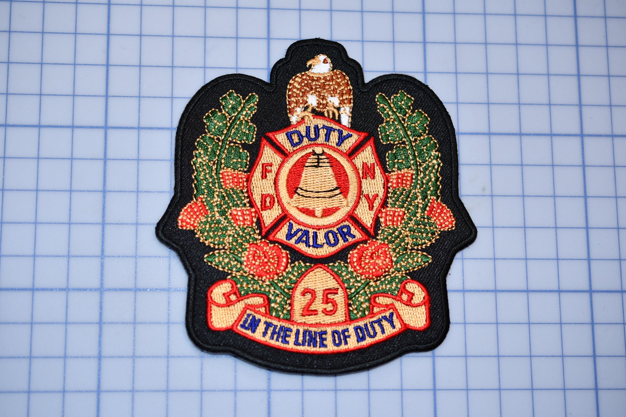 FDNY "In The Line of Duty" Patch (B11)