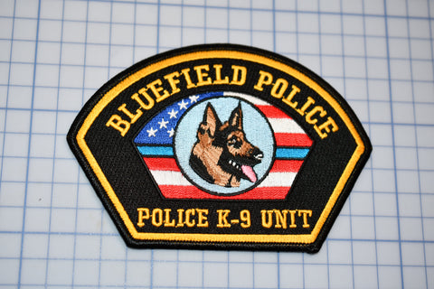 Bluefield Virginia Police K9 Patch (B29-341)