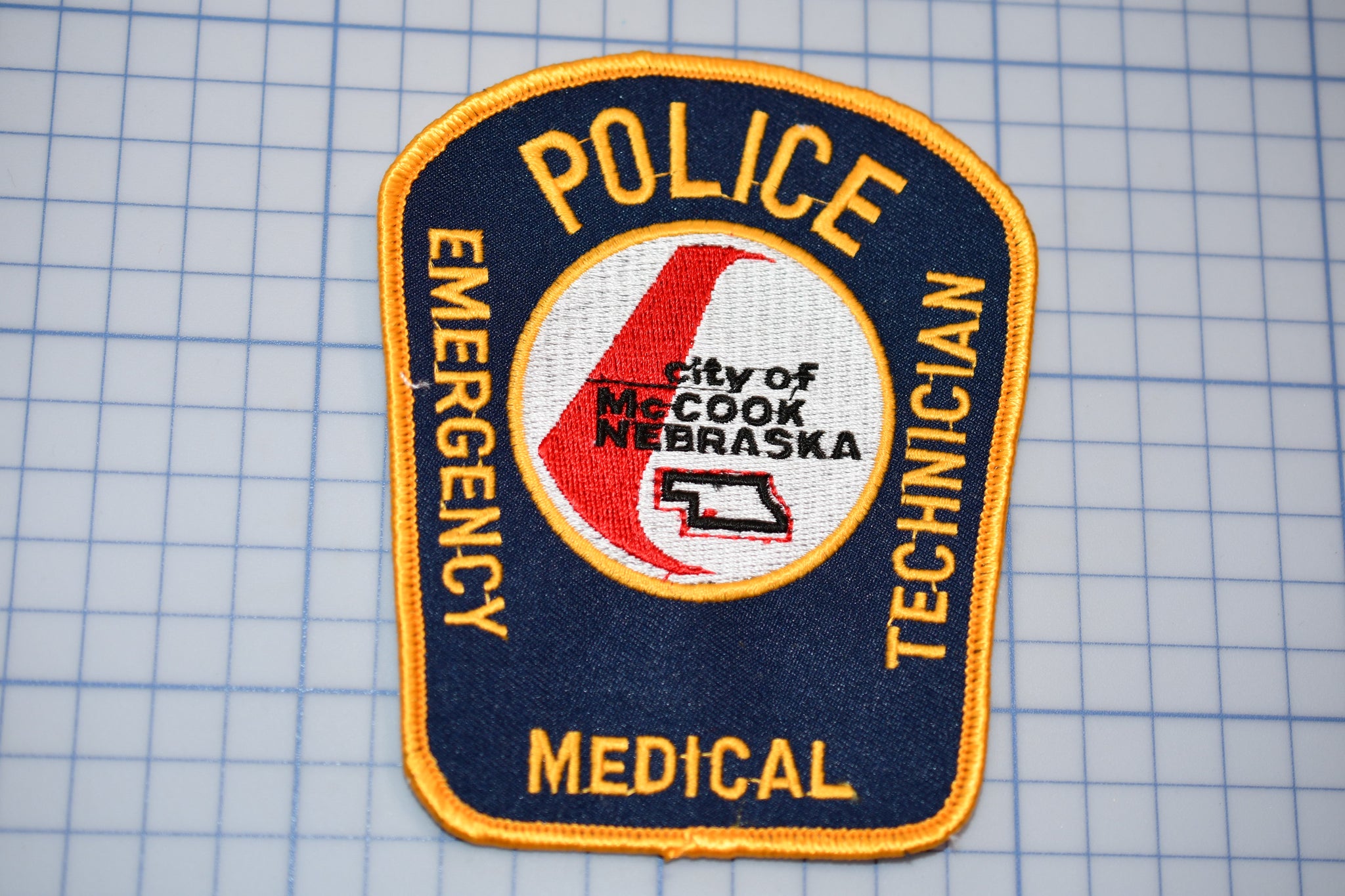 City Of McCook Nebraska Police EMT Patch (B29-339)