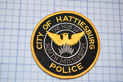 City Of Hattiesburg Mississippi Police Patch (B29-344)