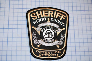 Henry County Georgia Sheriff's Office Detention Officer Patch (B29-342)