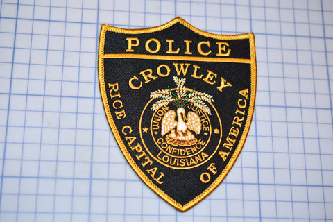 Crowley Louisiana Police Patch (B29-342)