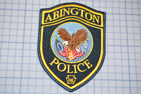 Abington Pennsylvania Police Patch (Yellow Border) (B29-344)