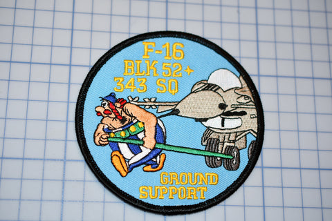 Hellenic Air Force F-16 BLK 52 343 SQ Ground Support Patch (B29-347)