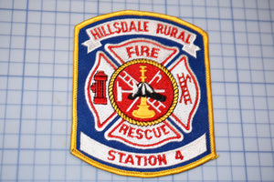 Hillsdale Rural Fire Department Station 4 Patch (B29-349)