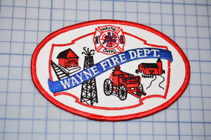Wayne Ohio Fire Department Patch (B29-349)