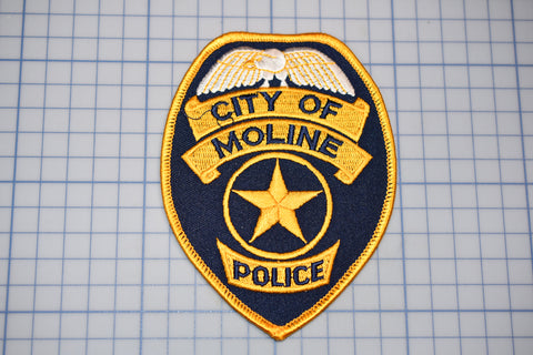City Of Moline Illinois Police Patch (B29-344)