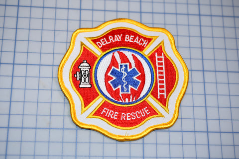 Delray Beach Florida Fire Rescue Patch (B29-345)