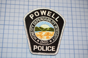 Powell Ohio Police Patch (B29-345)
