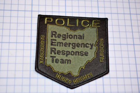 Regional Emergency Response Team Ohio Police Patch (B29-345)