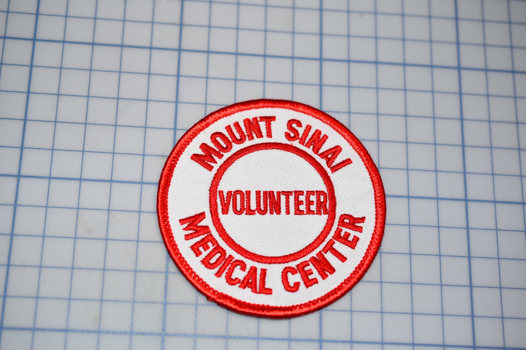 Mount Sinai New York Medical Center Volunteer Patch (B29-346)