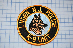 Linden New Jersey Police K9 Patch (S5-1)