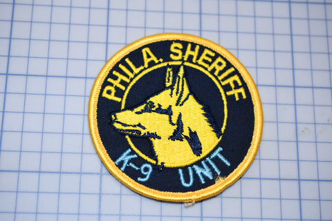 Philadelphia Pennsylvania Sheriff K9 Patch (S5-1)