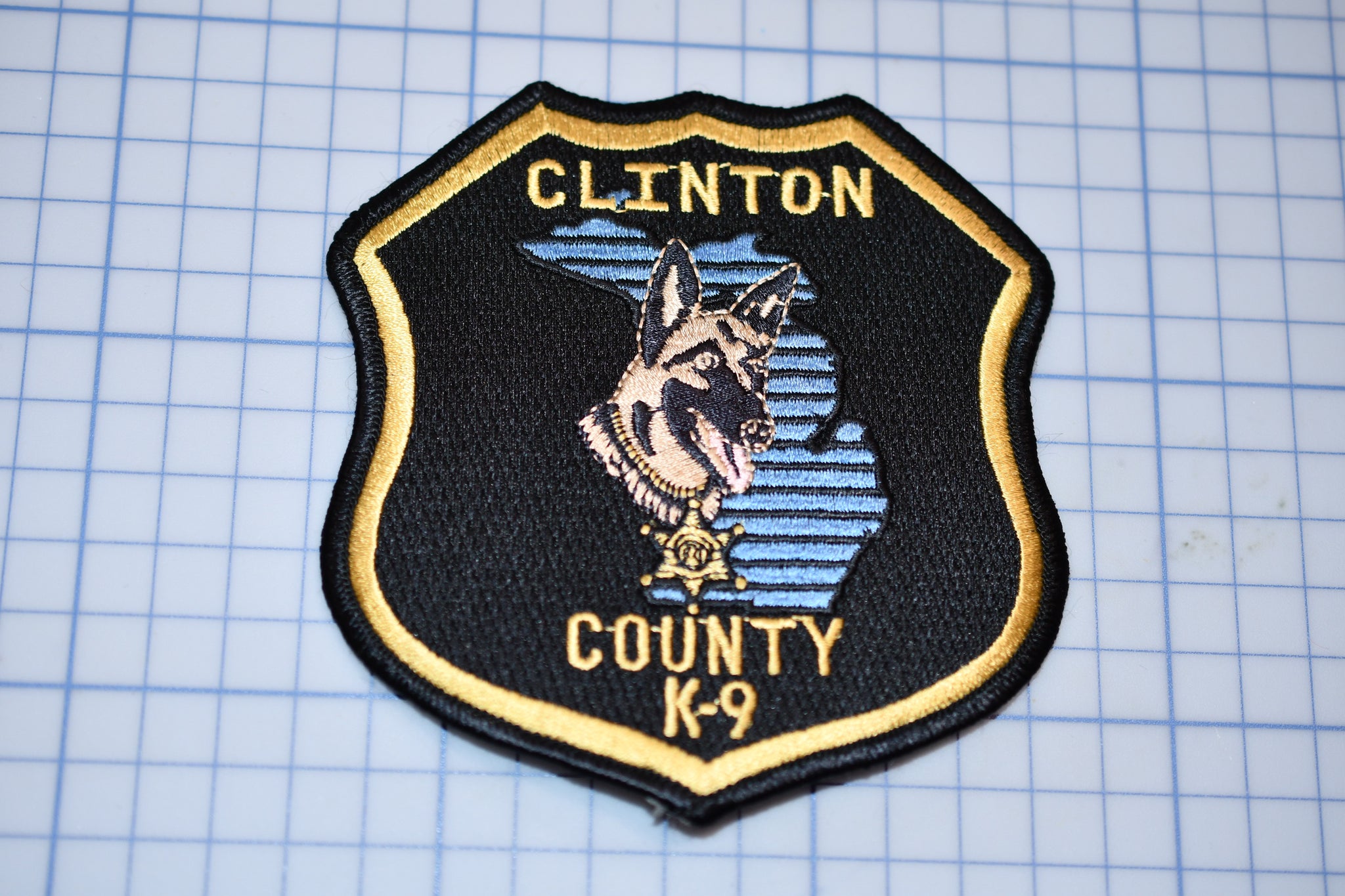 Clinton Michigan Police K9 Patch (S5-1)