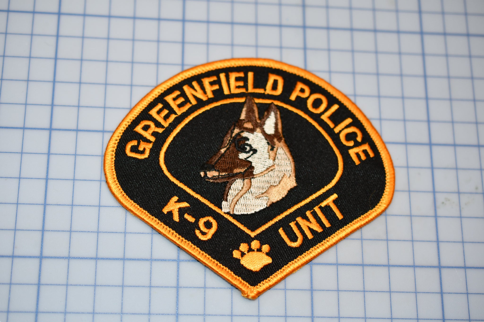 Greenfield Wisconsin Police K9 Patch (S5-1)