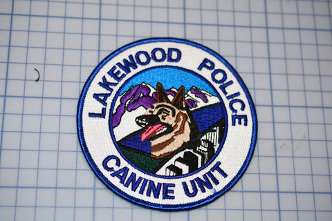 Lakewood Colorado Police K9 Patch (S5-1)