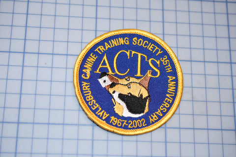 Canine training Society 35th Anniversary Patch (S5-1)
