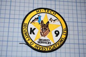 Hi-Tech Security Investigation Ltd K9 Patch (S5-1)