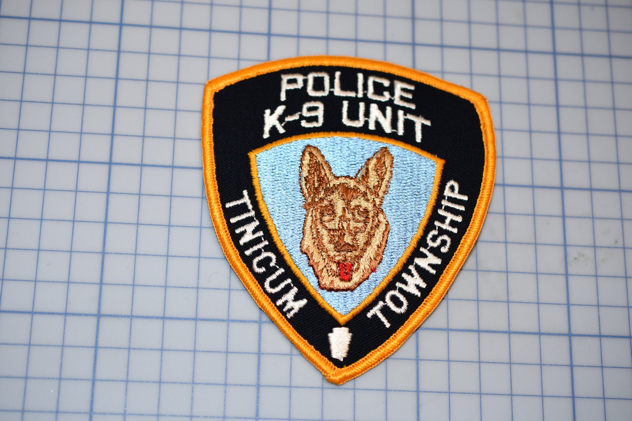 Tincum Township Pennsylvania Police K9 Patch (S5-1)