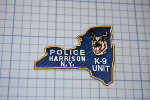 Harrison New York Police K9 Patch (S5-1)