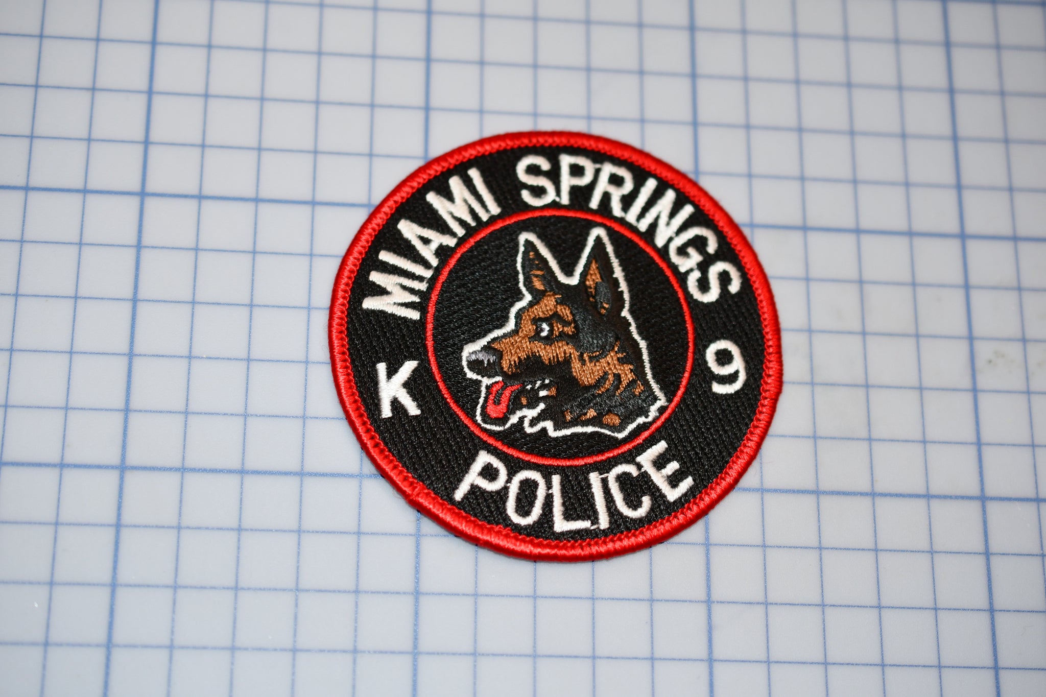 Miami Springs Florida Police K9 Patch (S5-1)