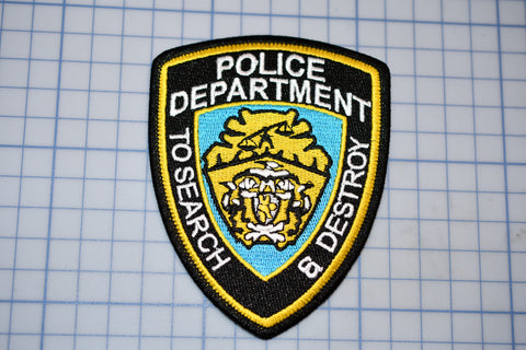 Police Department To Search & Destroy Patch (B27-350)