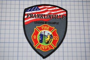 Franklinville North Carolina Fire Department Patch (B29-337)