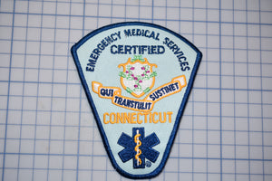 Emergency Medical Services Certified Connecticut Patch (B29-340)