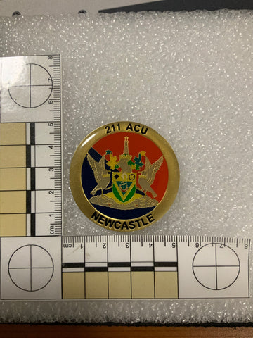 ADF 211 ACU Newcastle Challenge Coin