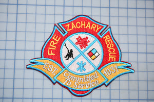Zachary Louisiana Fire Rescue Patch (B28-354)