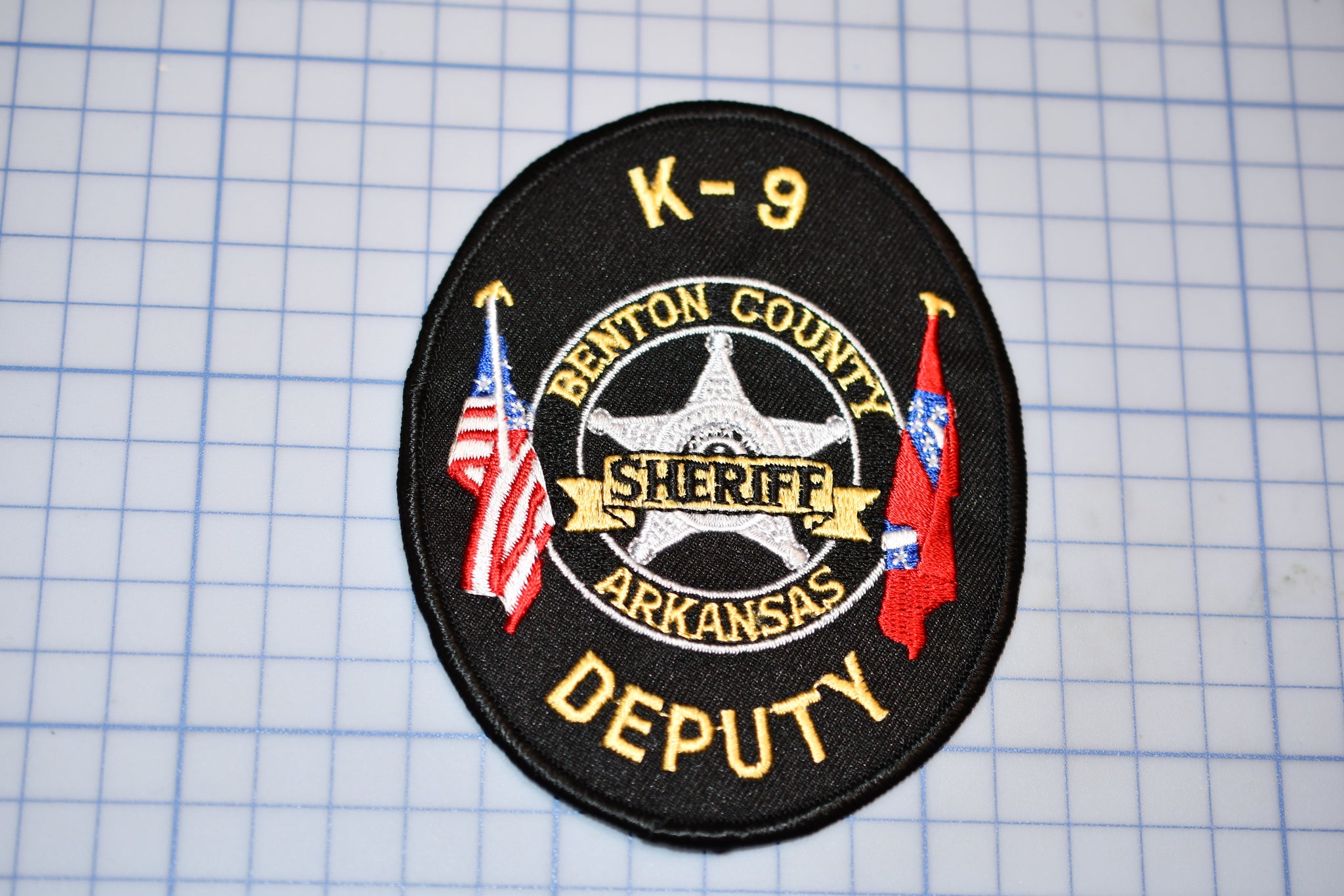 Benton County Arkansas Sheriff K9 Patch (S5-2)