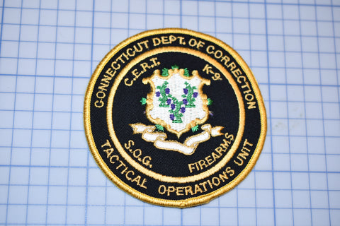 Connecticut Department Of Corrections Tactical Operations Unit Patch (S5-2)