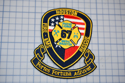 a picture of a houston fire department patch