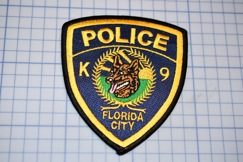 Florida City Florida Police K9 Patch (S5-2)