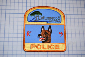 Cottonwood Arizona Police K9 Patch (S5-2)