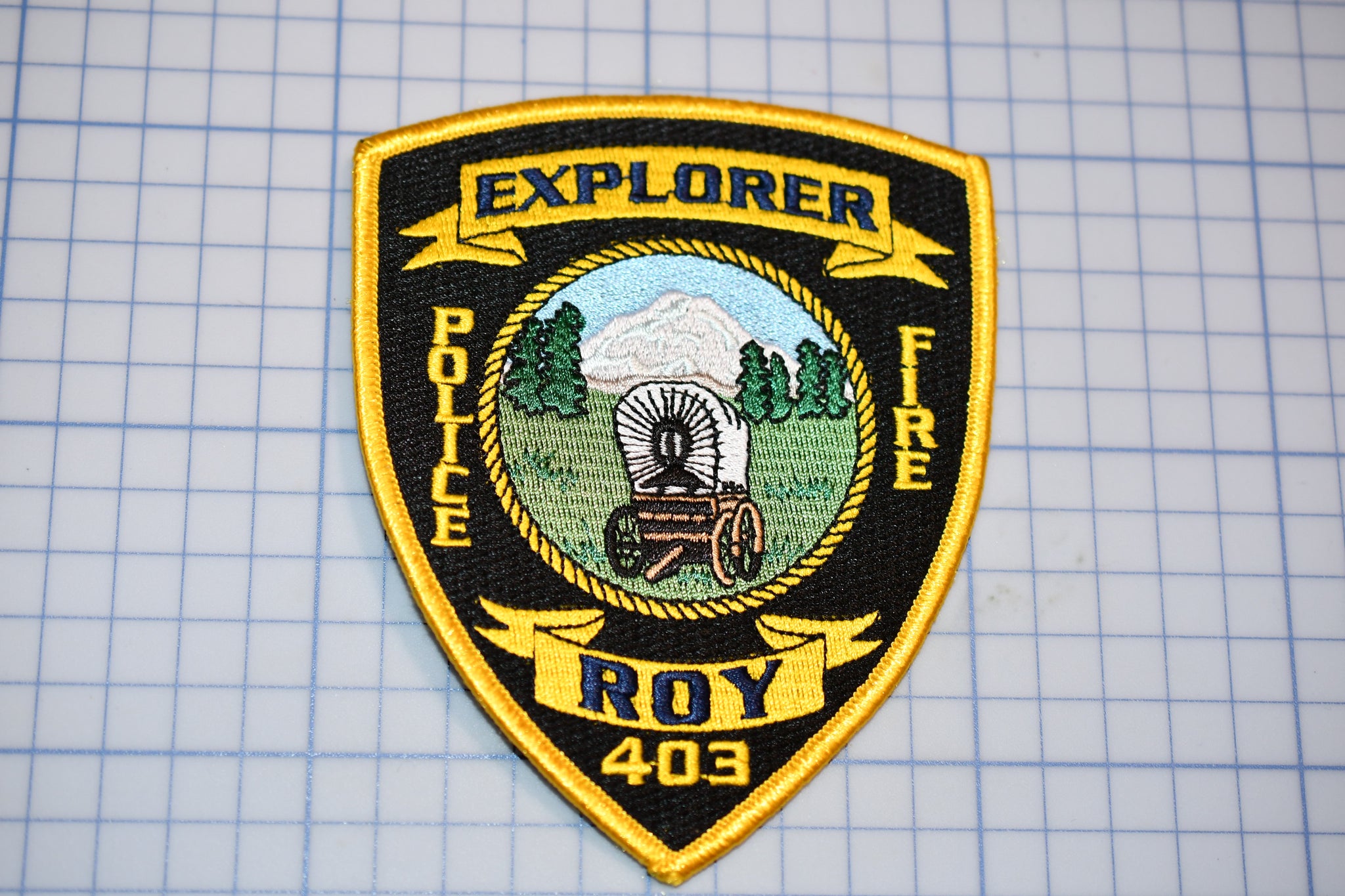 Roy Massachusetts Fire Police Explorers Patch (S5-2)