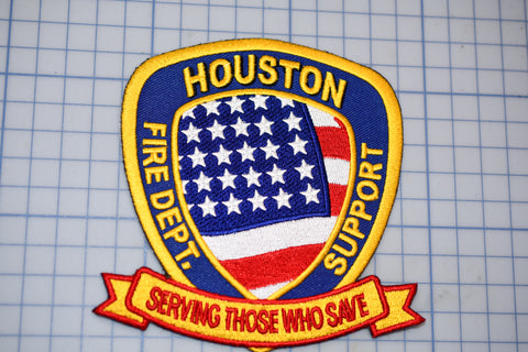 a patch of a houston fire department serving those who save